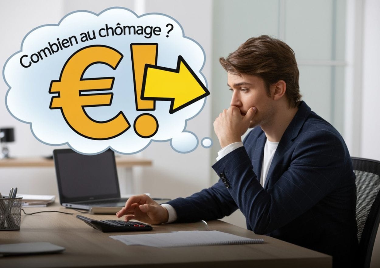 salaire 2200 net combien au chômage