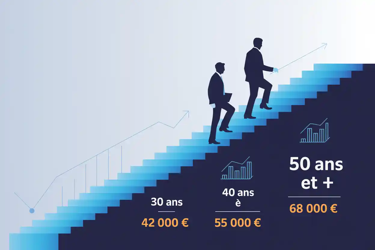 salaire moyen d'un cadre par age